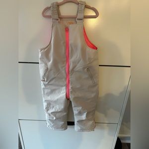 Zara water repellent padded snow overall